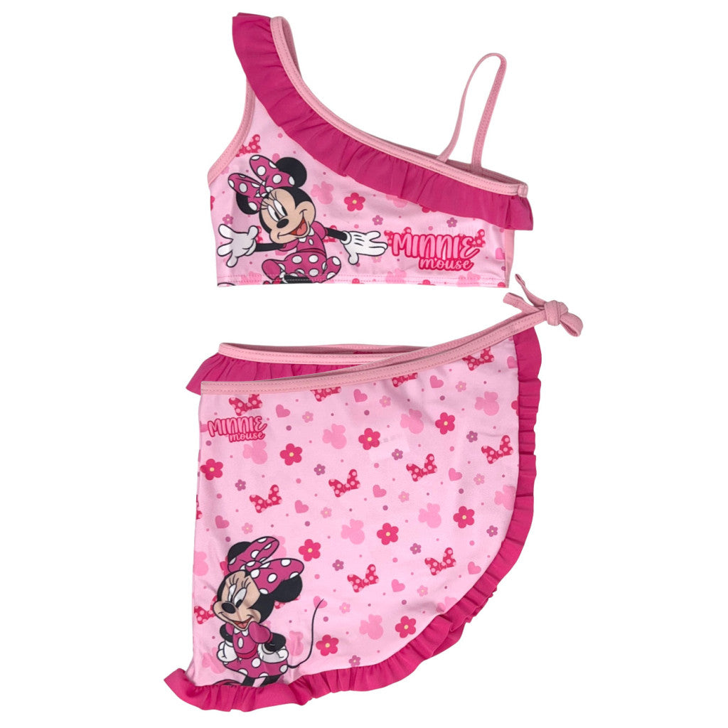 Disney Minnie Jauka bērnu bikini un sarongs komplektā 4-10 gadi