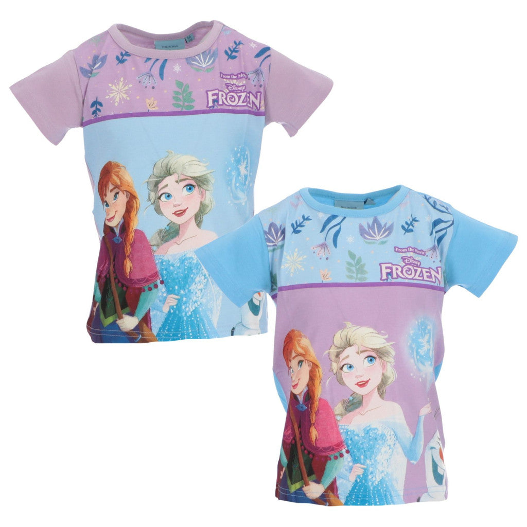 Disney Frozen Sisters bērnu īsais T-krekls, topiņš 3-8 gadi