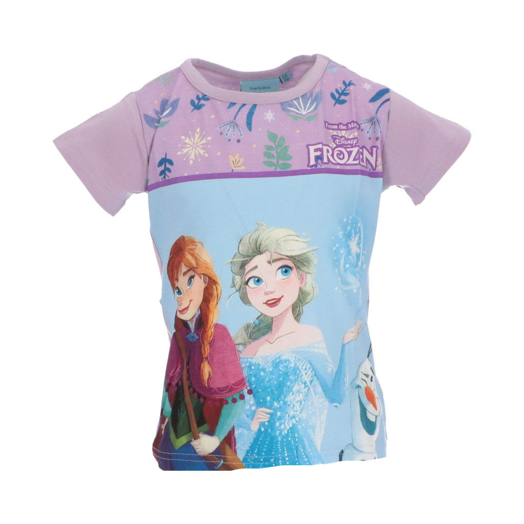 Disney Frozen Sisters bērnu īsais T-krekls, topiņš 3-8 gadi