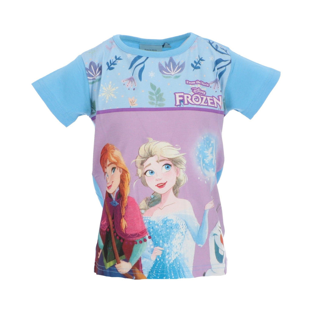 Disney Frozen Sisters bērnu īsais T-krekls, topiņš 3-8 gadi