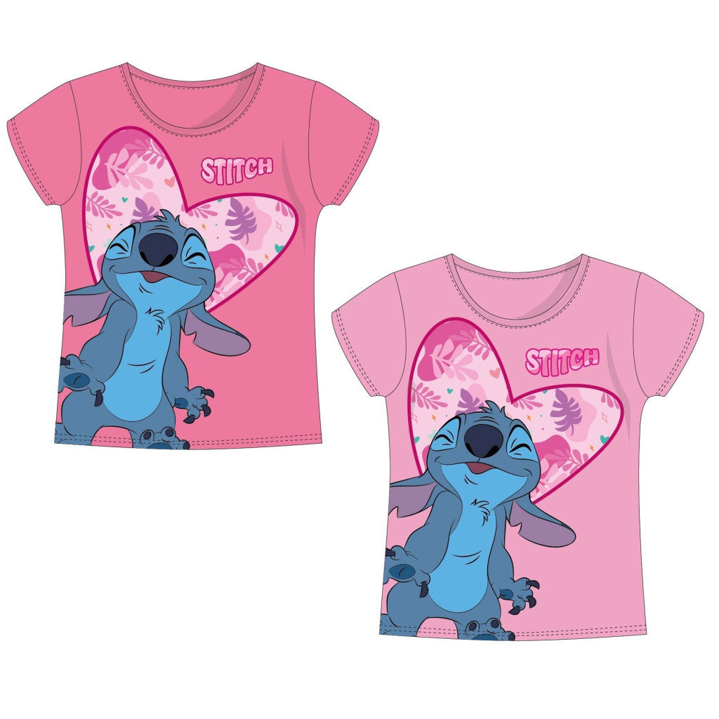 Disney Lilo un Stitch Fun bērnu īsais T-krekls, topiņš 3-8 gadi