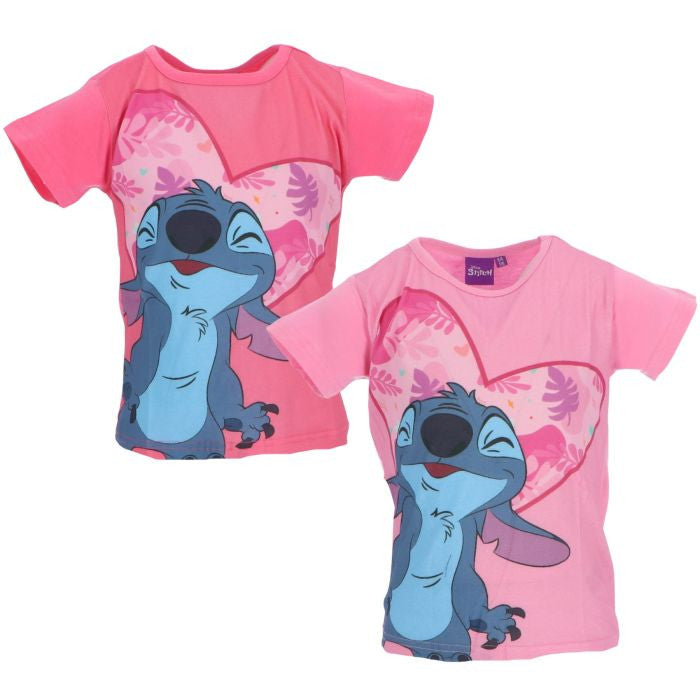 Disney Lilo un Stitch Fun bērnu īsais T-krekls, topiņš 3-8 gadi