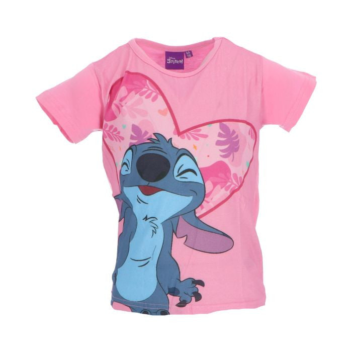 Disney Lilo un Stitch Fun bērnu īsais T-krekls, topiņš 3-8 gadi