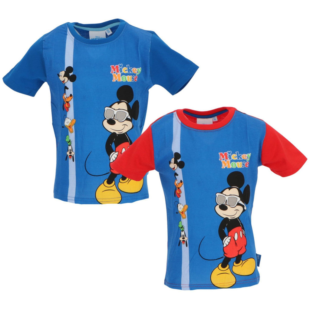 Disney Mickey Summer bērnu īsais T-krekls, topiņš 2-6 gadi