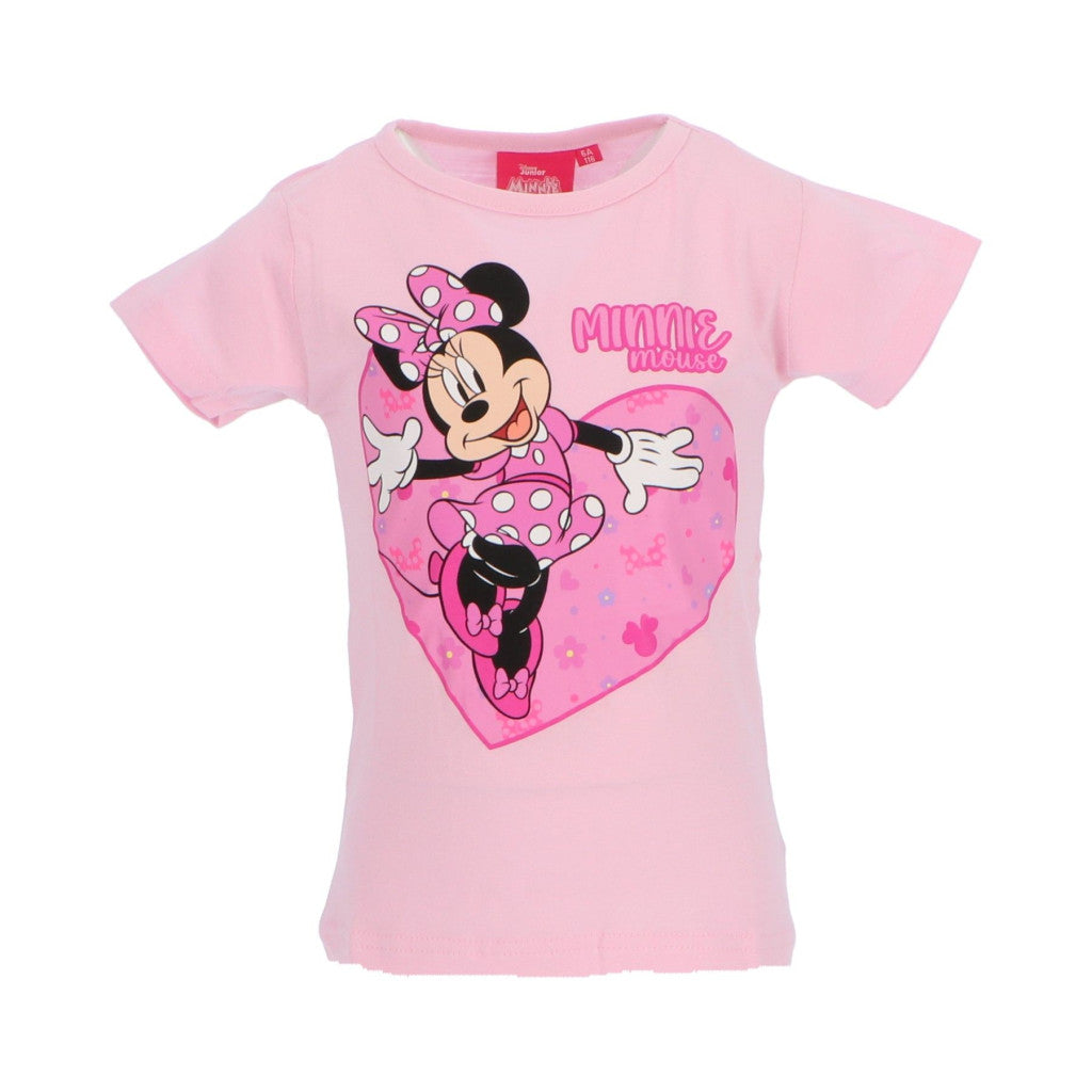 Disney Minnie Heart bērnu īsais T-krekls, topiņš 3-8 gadi
