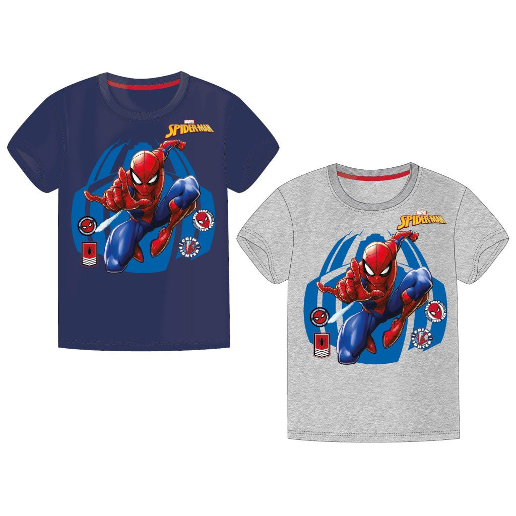 Zirnekļcilvēka Web-Slinger bērnu īsais krekls, topiņš 3-8 gadi