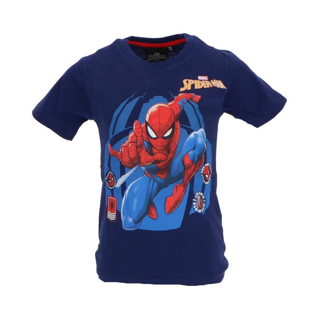 Zirnekļcilvēka Web-Slinger bērnu īsais krekls, topiņš 3-8 gadi