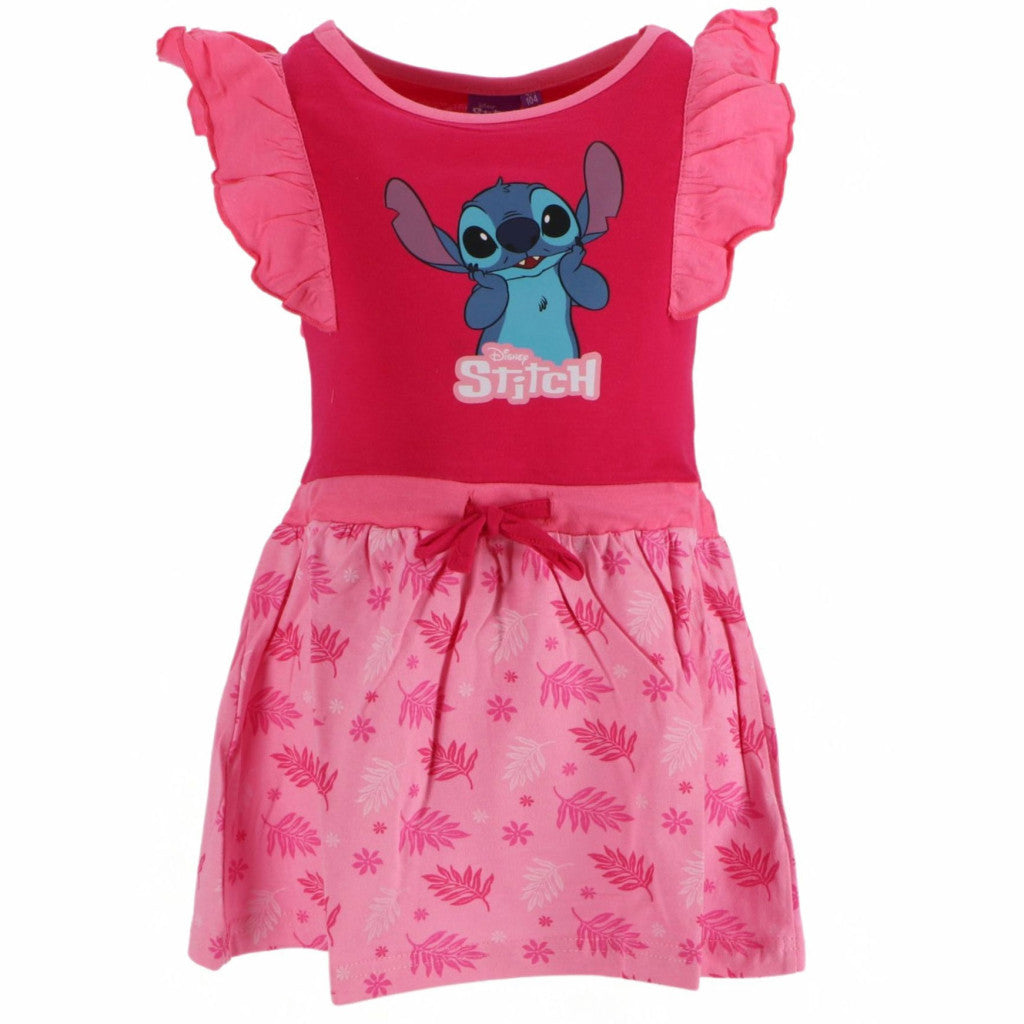 Disney Lilo un Stitch rozā bērnu vasaras kleita 3-8 gadi