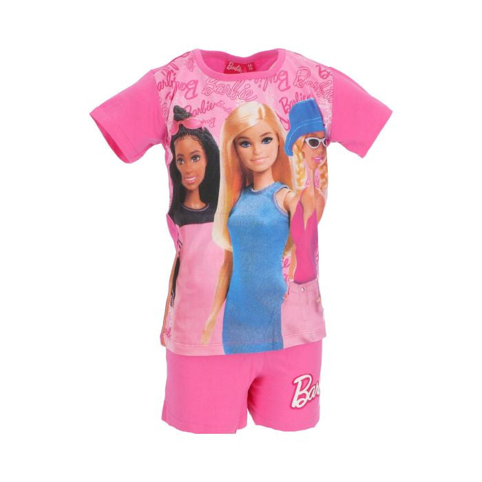 Barbie modernā bērnu īsā pidžama 3-8 gadi