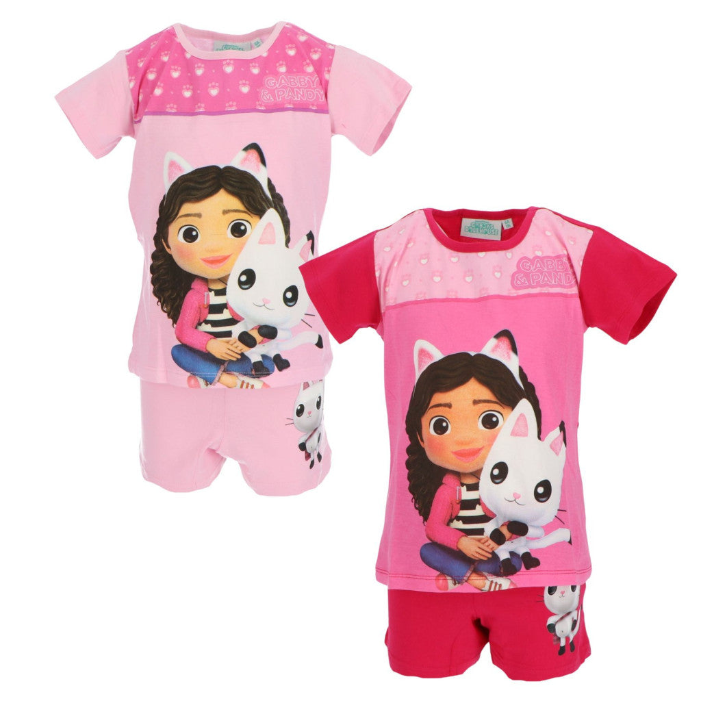 Gabby's Dollhouse Pandy Paws bērnu īsā pidžama 2-6 gadi