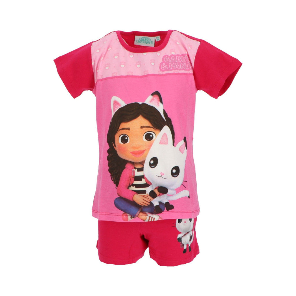 Gabby's Dollhouse Pandy Paws bērnu īsā pidžama 2-6 gadi