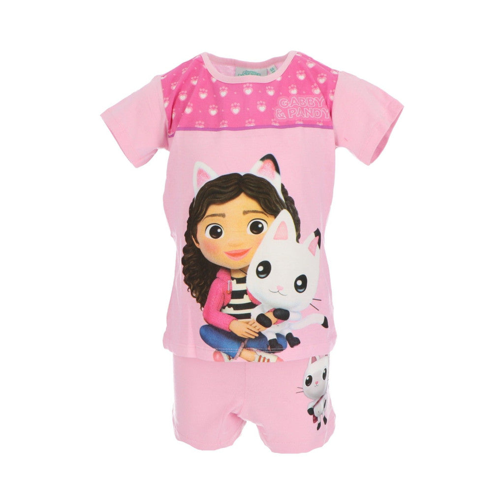 Gabby's Dollhouse Pandy Paws bērnu īsā pidžama 2-6 gadi
