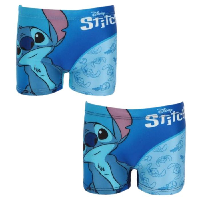 Disney Lilo un Stitch bērnu peldbikses, īsās, 3-8 gadi
