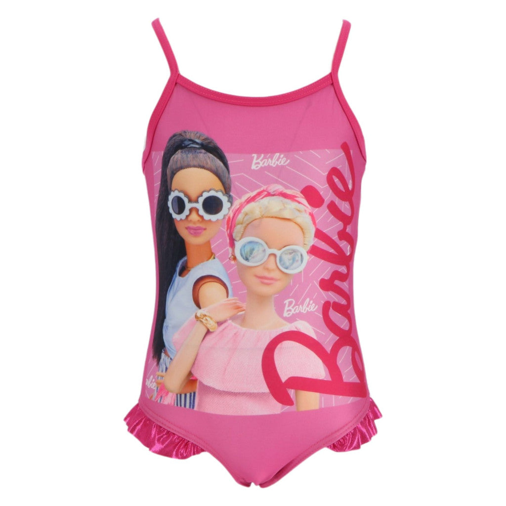 Barbie stila bērnu peldkostīms, peldēšanai, 3-8 gadi