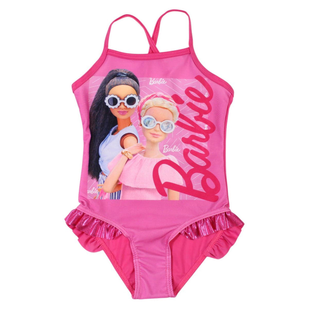 Barbie stila bērnu peldkostīms, peldēšanai, 3-8 gadi