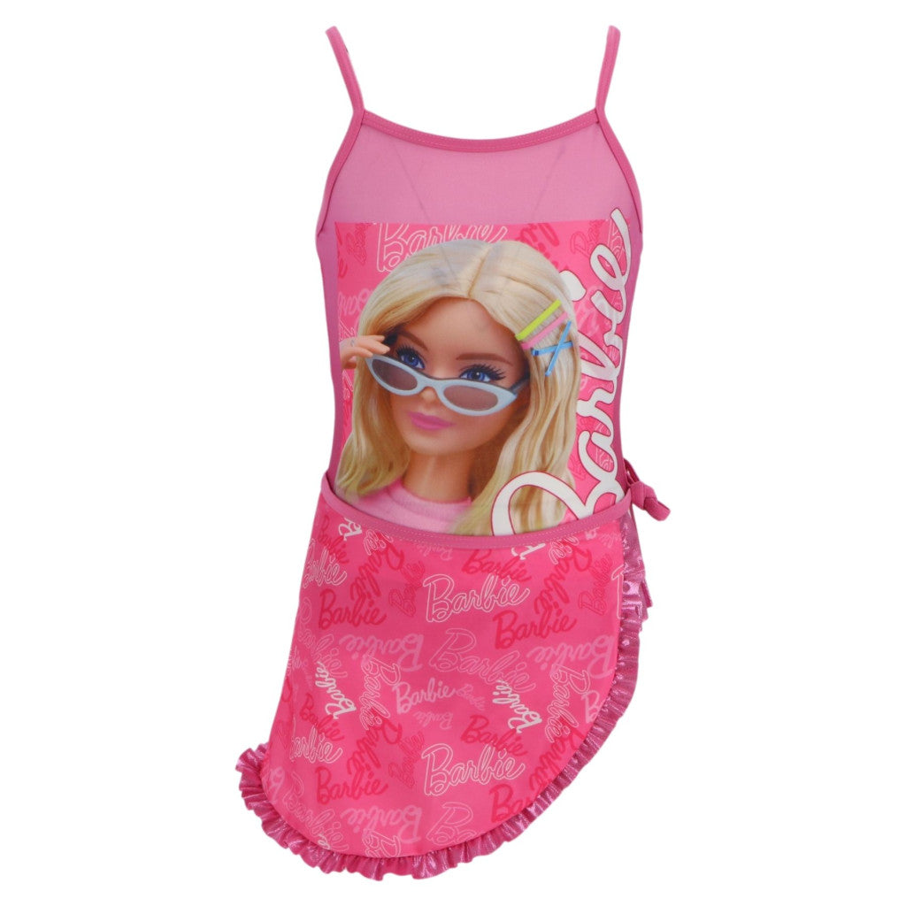 Barbie stila bērnu peldkostīma un sarongu komplekts vecumā no 3 līdz 8 gadiem