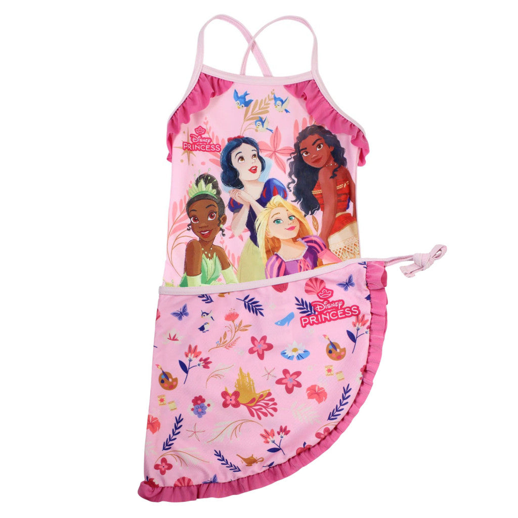 Disney Princess Regal bērnu peldkostīma un sarongu komplekts 3-8 gadi