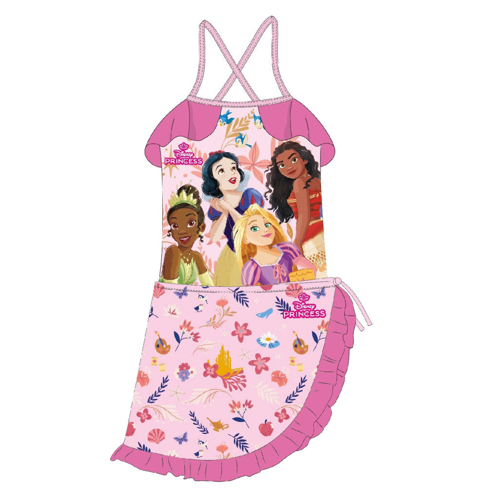 Disney Princess Regal bērnu peldkostīma un sarongu komplekts 3-8 gadi