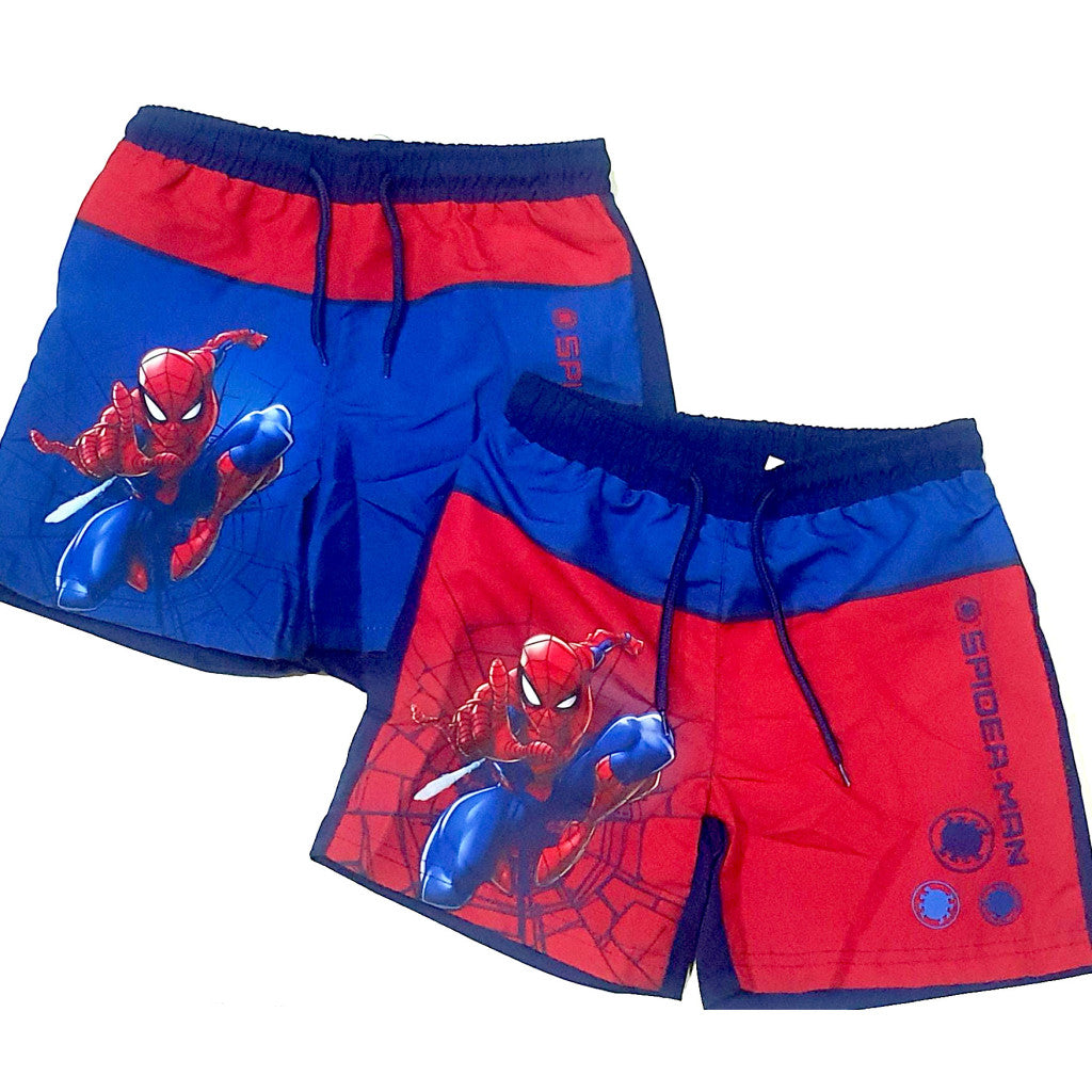 Zirnekļcilvēka Wall-Crawler bērnu peldbikses, šorti 5-10 gadi
