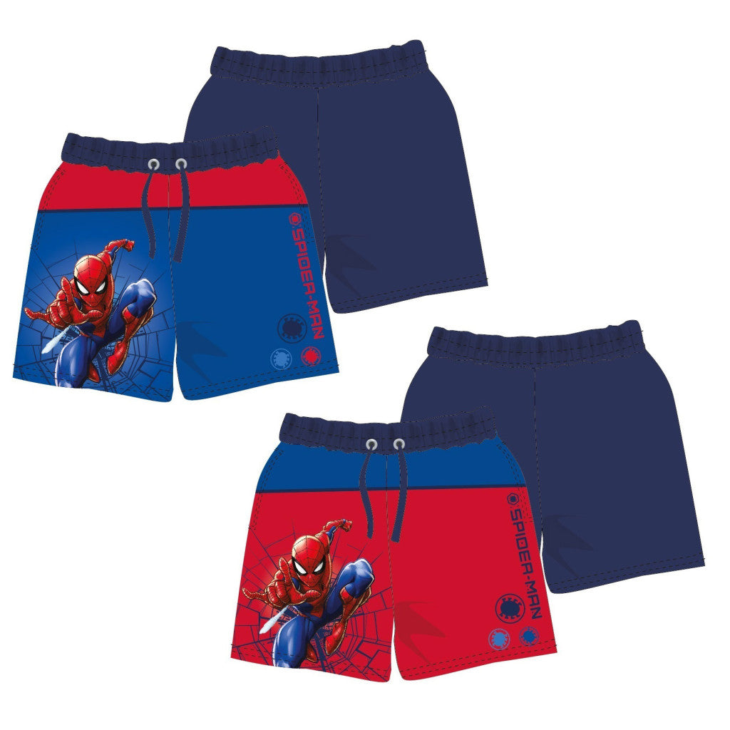 Zirnekļcilvēka Wall-Crawler bērnu peldbikses, šorti 5-10 gadi