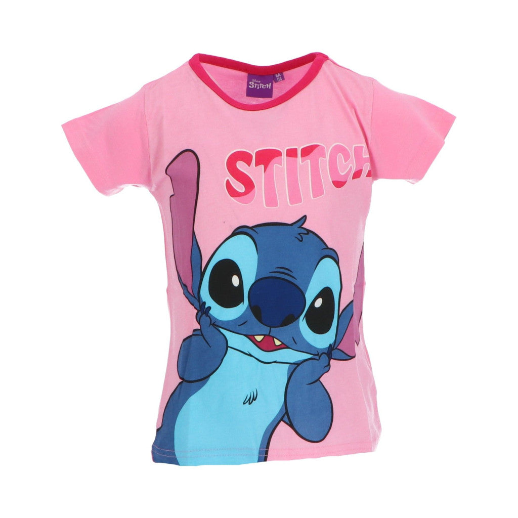 Disney Lilo un Stitch pārsteiguma bērnu īsais T-krekls, topiņš 3-8 gadi