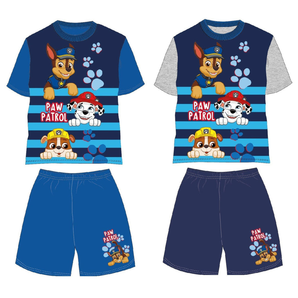 Ķepu patruļa Happy Stripes bērnu īsā pidžama 2-6 gadi