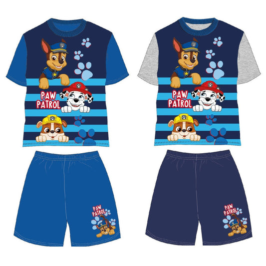 Ķepu patruļa Happy Stripes bērnu īsā pidžama 2-6 gadi