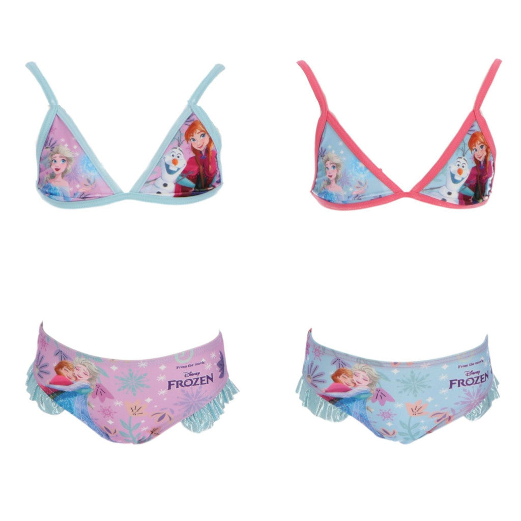Disney Frozen Sisters of Snow bērnu peldkostīms, bikini 3-8 gadi