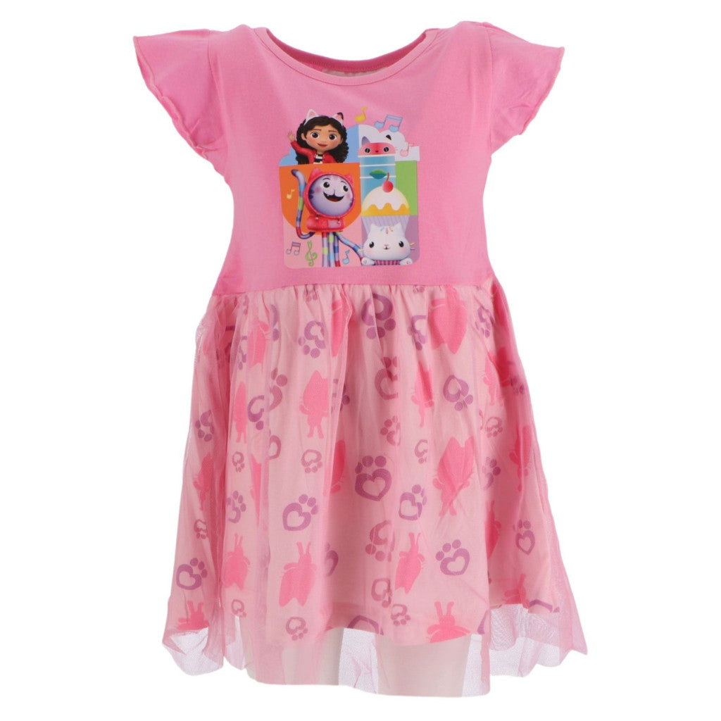 Gabby's Dollhouse Happiness bērnu vasaras kleita 2-6 gadi