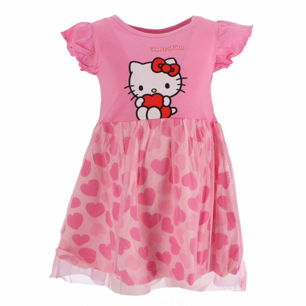 Hello Kitty Heart bērnu vasaras kleita 2-6 gadi