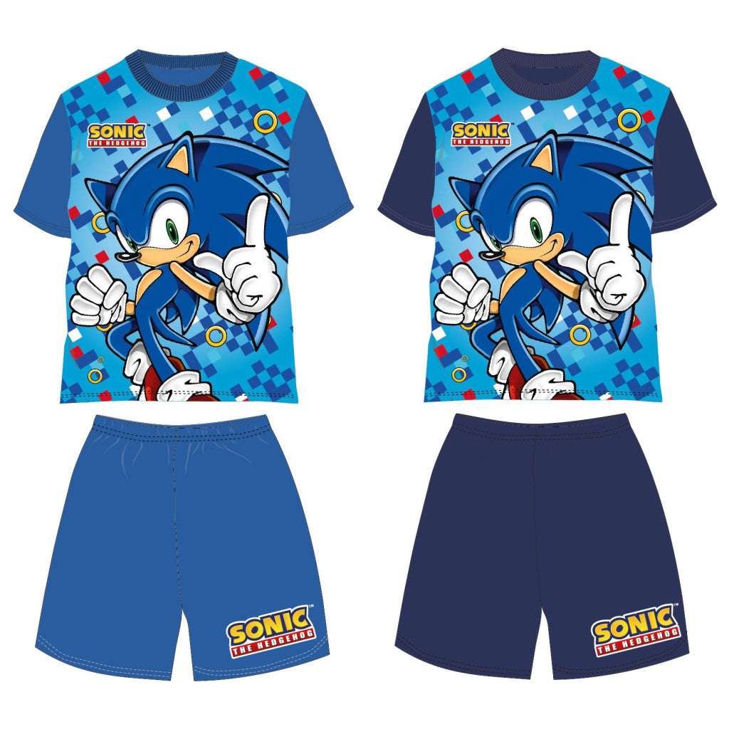 Sonic the Hedgehog bērnu īsā pidžama 3-8 gadi