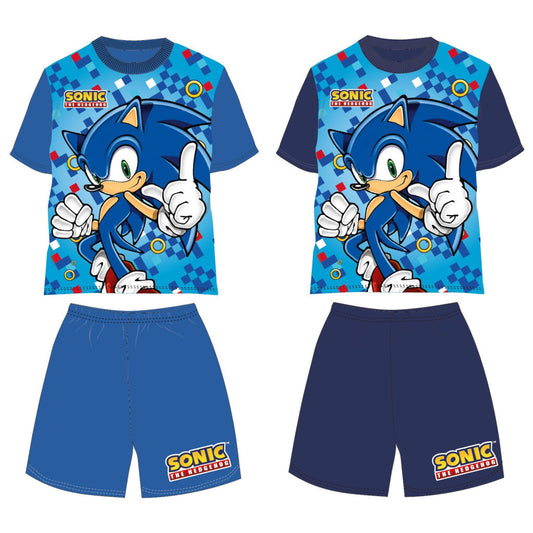 Sonic the Hedgehog bērnu īsā pidžama 3-8 gadi
