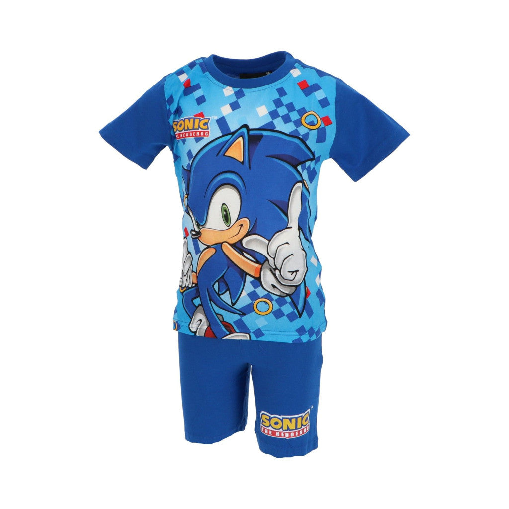 Sonic the Hedgehog bērnu īsā pidžama 3-8 gadi