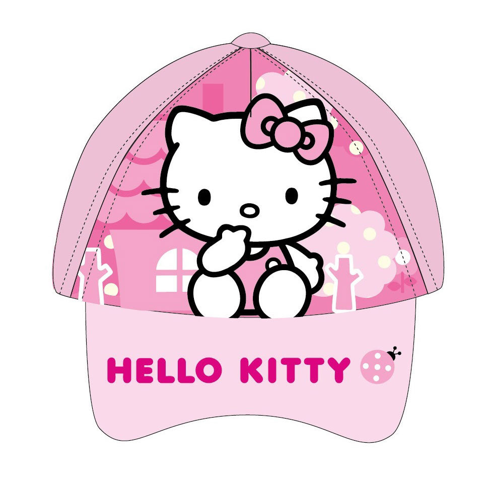 Hello Kitty Pink Town bērnu beisbola cepure 53 cm
