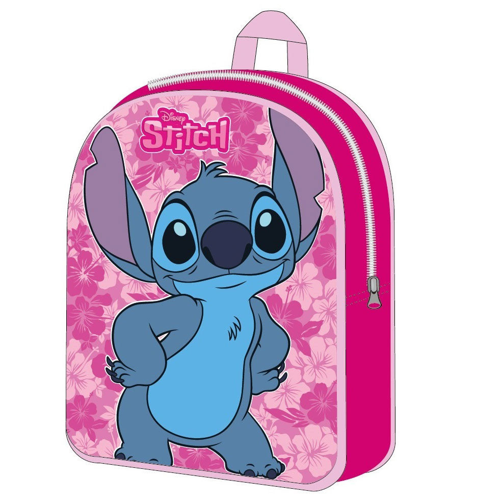 Disney Lilo un Stitch Pink Leaf mugursoma, soma 30 cm
