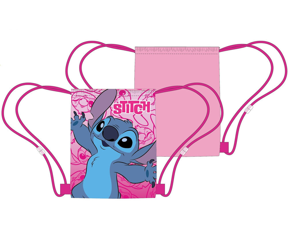 Disney Lilo un Stitch Pink Planet sporta soma, sporta soma 40 cm