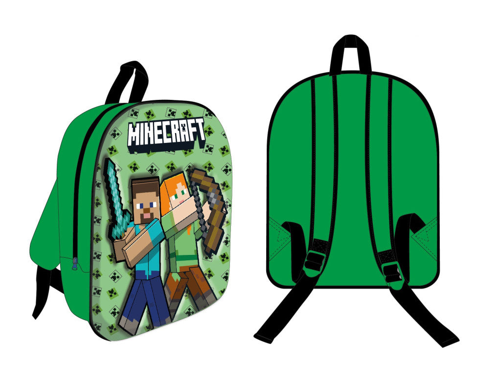 Minecraft Block Battlers 3D mugursoma, soma 30 cm