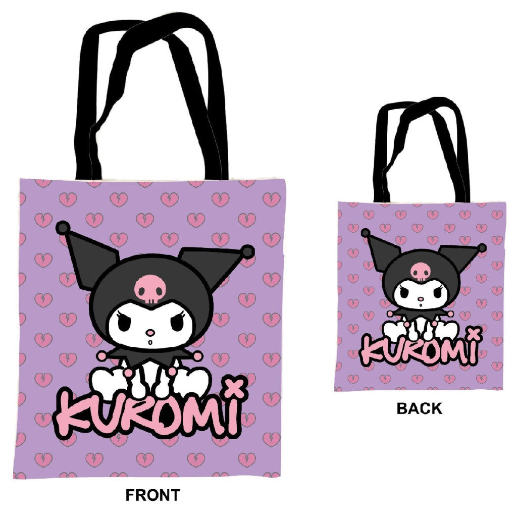 Hello Kitty Kuromi audekla iepirkumu soma 44 cm