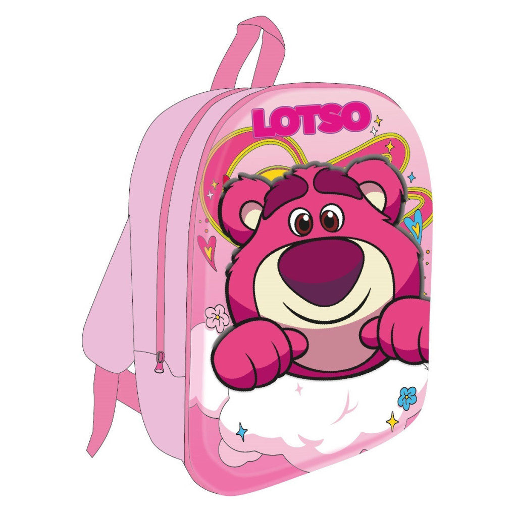 Disney Rotaļlietu stāsts Lotso 3D mugursoma, soma 30 cm