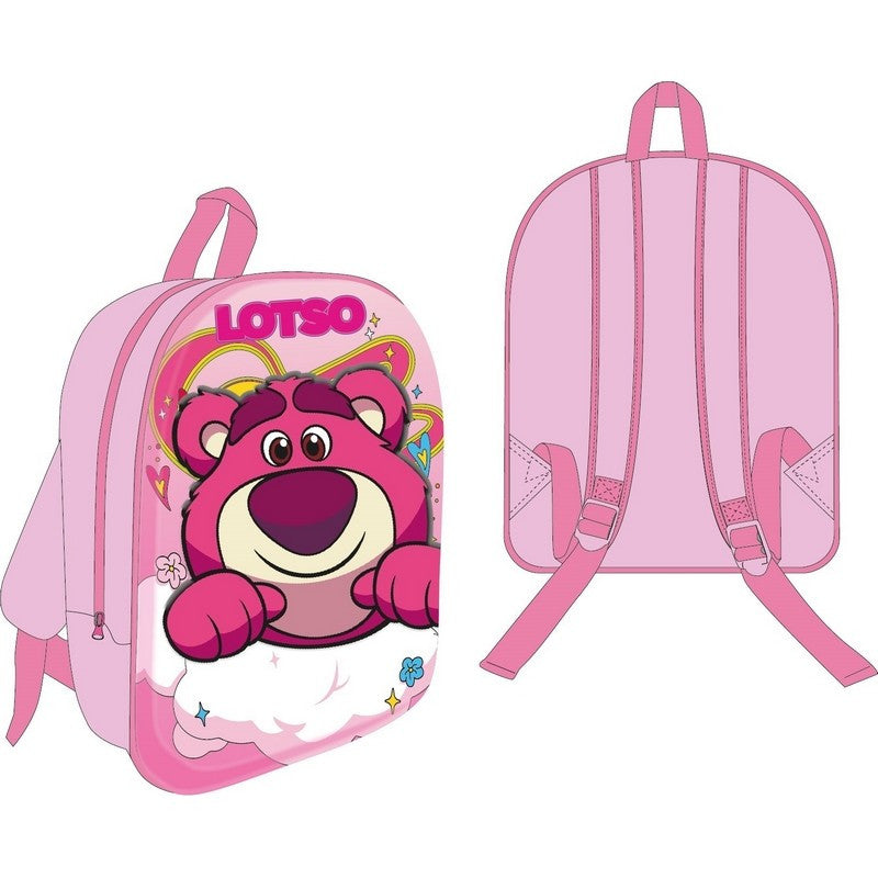 Disney Rotaļlietu stāsts Lotso 3D mugursoma, soma 30 cm