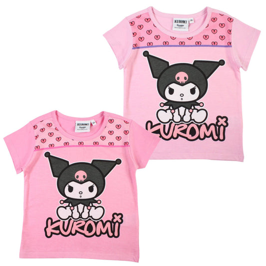 Hello Kitty Kuromi bērnu īsais krekliņš, topiņš 3-8 gadi