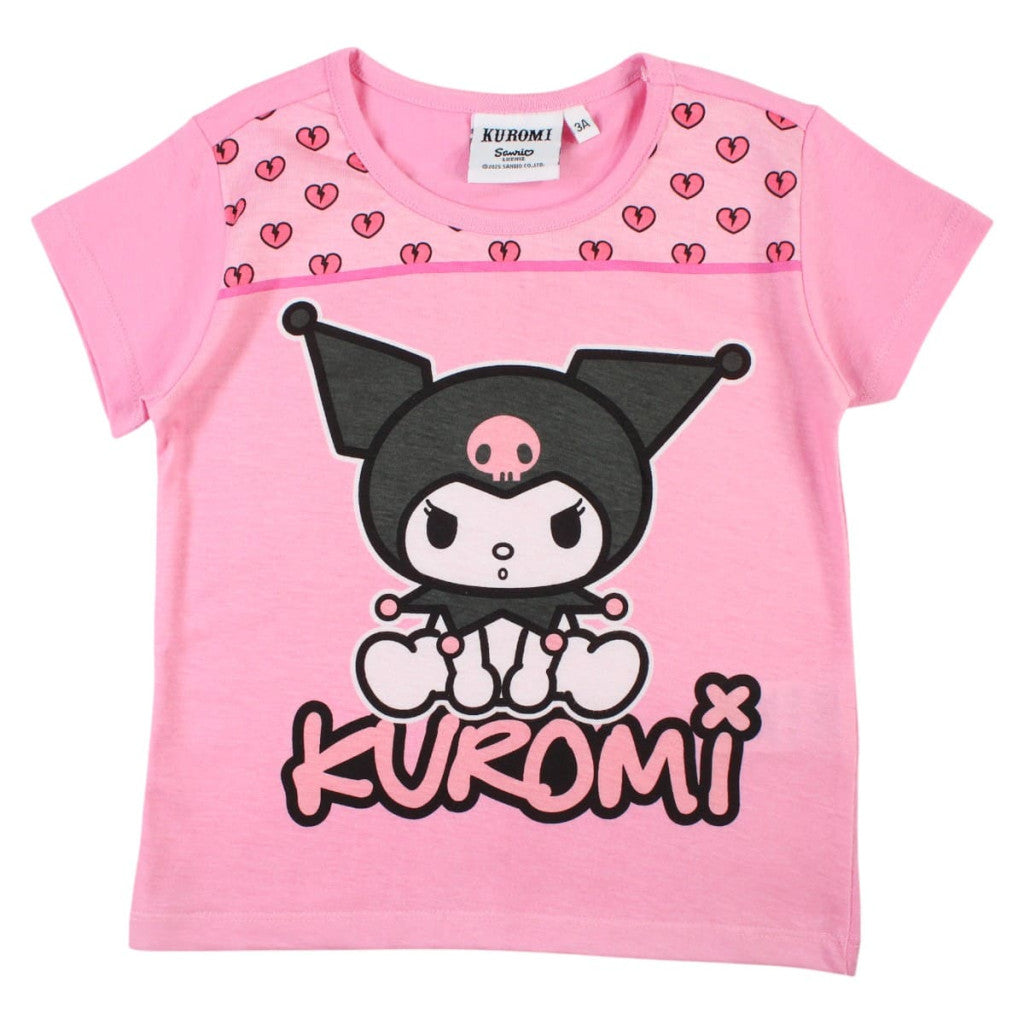 Hello Kitty Kuromi bērnu īsais krekliņš, topiņš 3-8 gadi