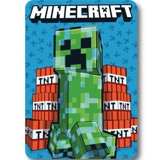 Minecraft TNT flīsa sega 100x140cm
