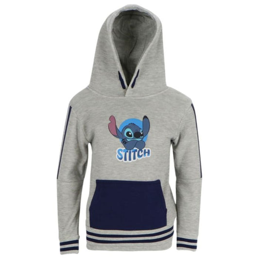 Disney Lilo un Stitch pelēks, chill bērnu kapučjakas džemperis 2-8 gadi / 92-128 cm