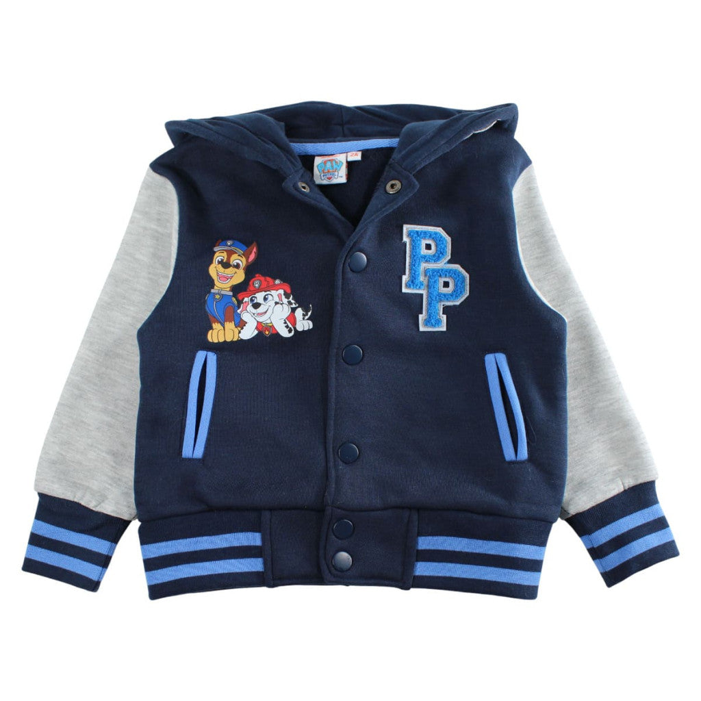 Ķepu patruļa, zila, zēnu bērnu kapučjaka 2-8 gadi / 92-128 cm