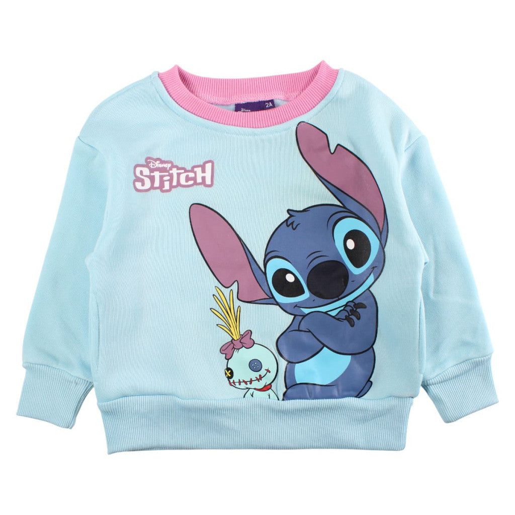 Disney Lilo un Stitch zils bērnu džemperis 2-8 gadi / 92-128 cm