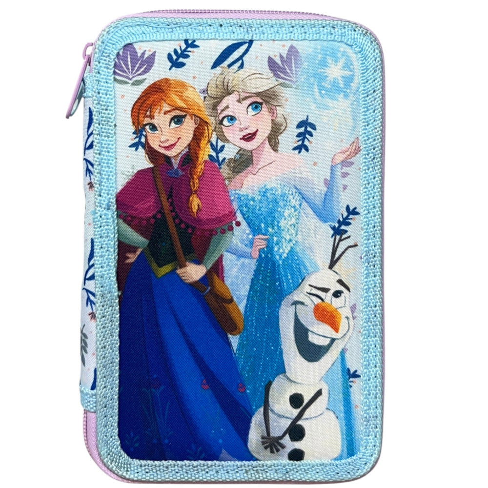 Disney Frozen jautrības pilns zīmuļu maciņš ar 3 līmeņiem