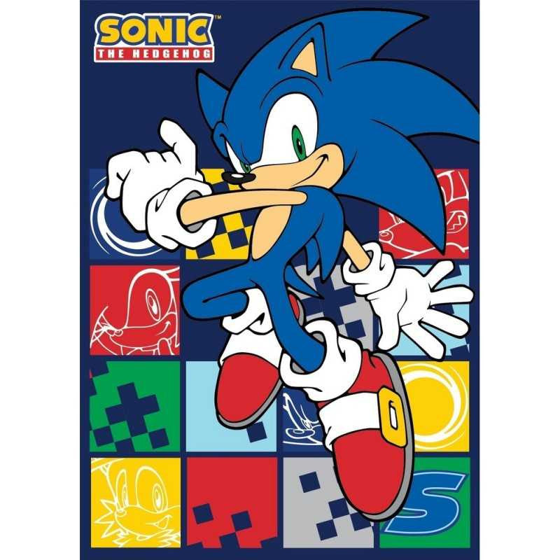 Sonic the Hedgehog Blue Blur flīsa sega 100x140cm