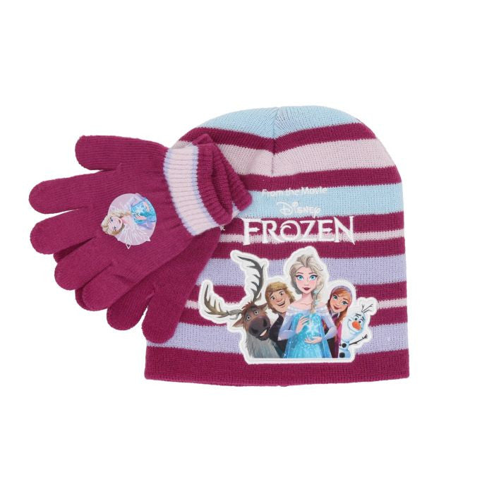 Disney Frozen Winter bērnu cepures un cimdu komplekts