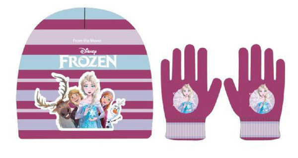 Disney Frozen Winter bērnu cepures un cimdu komplekts